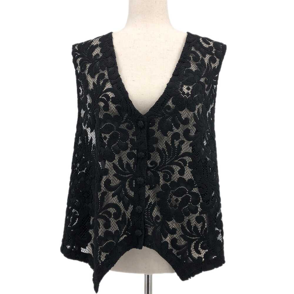 Cherokee Black Vest | Womens 1X